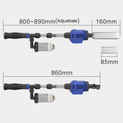 Electric Aquarium Gravel Cleaner - Automatic Water Change & Siphon Vacuum