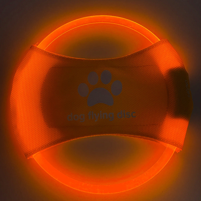 LED Light-Up Dog Flying Disc ¨C Interactive Training & Play Toy for Dogs