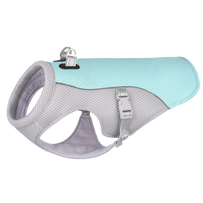 Summer Dog Cooling Harness Vest ¨C Breathable No-Pull Lightweight Mesh Harness for Hot Weather
