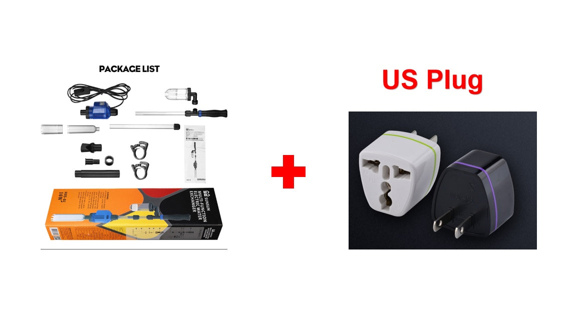 Electric Aquarium Gravel Cleaner - Automatic Water Change & Siphon Vacuum