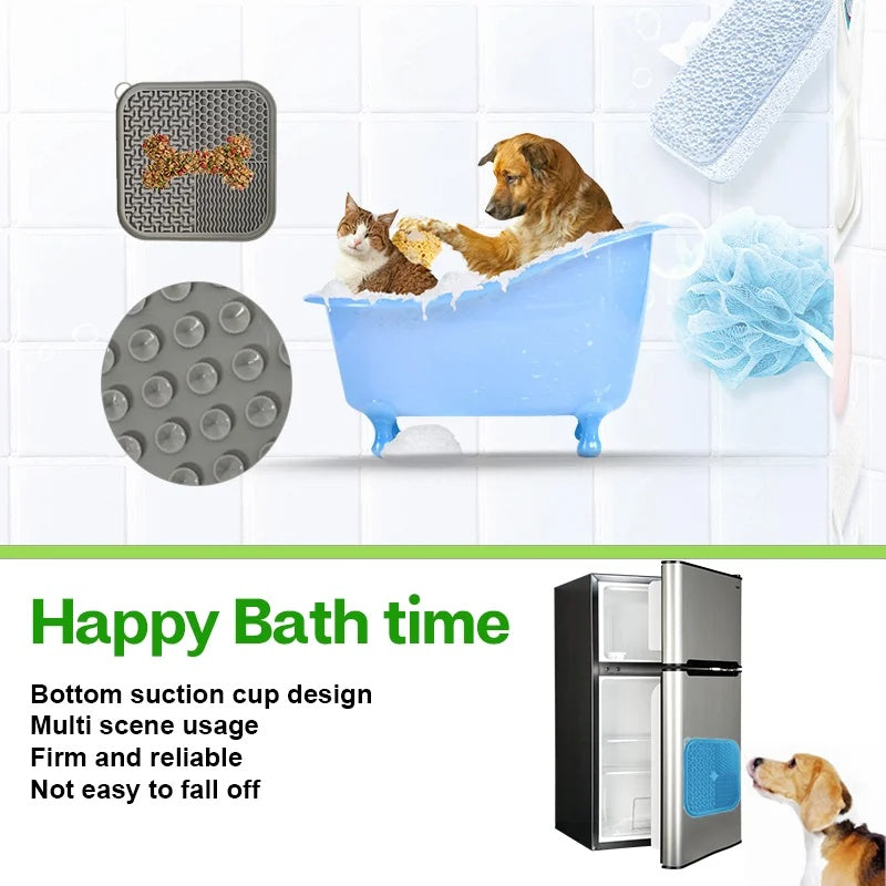 Dog Licking Mat ¨C Suction Slow Feeder for Anxiety Relief